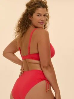Haut de maillot de bain triangle avec armatures cachées - Flamingo