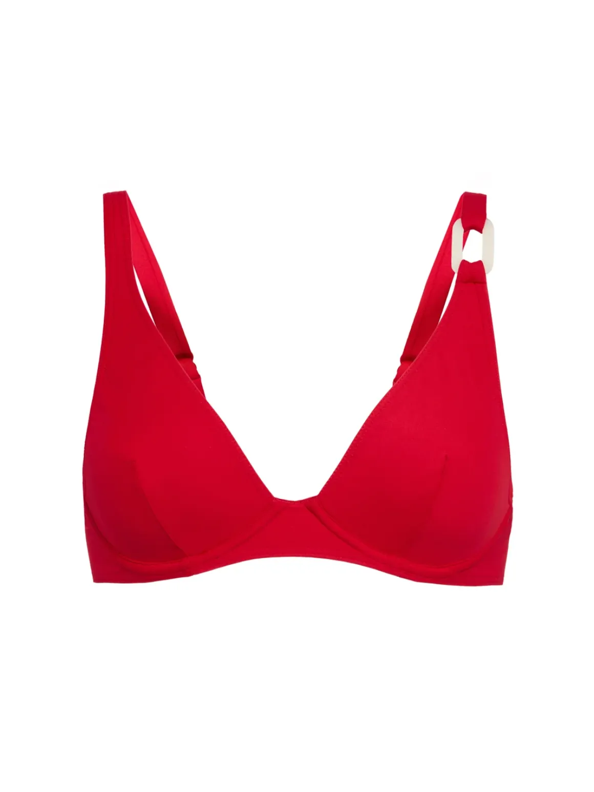 Haut de maillot de bain triangle avec armatures - Ecarlate