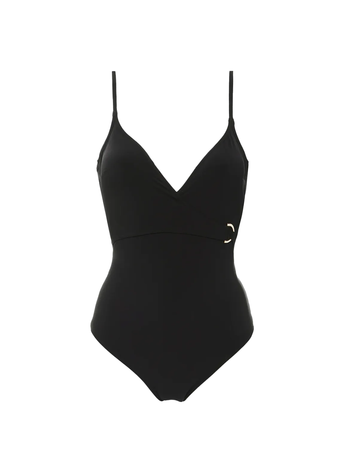 Maillot de bain 1 pièce bonnet mousse sans armature - Noir