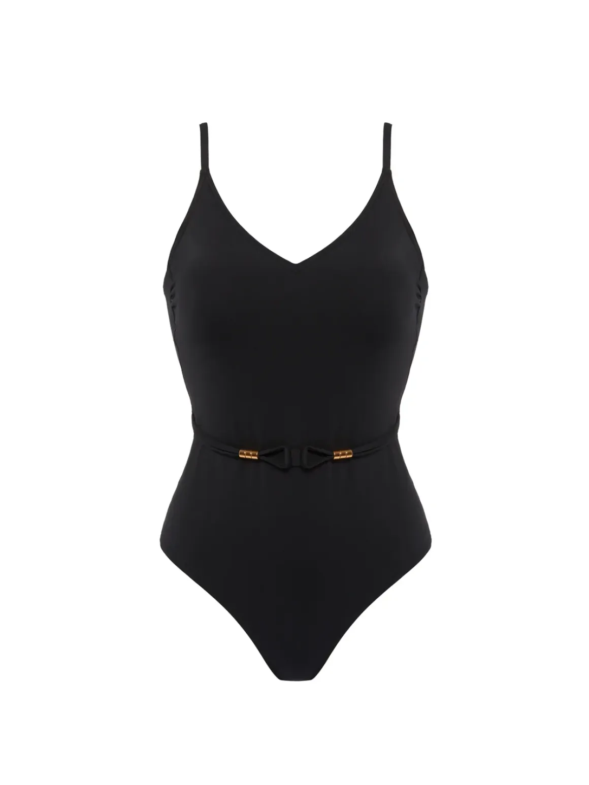 Maillot de bain 1 pièce bonnet mousse sans armature - Noir