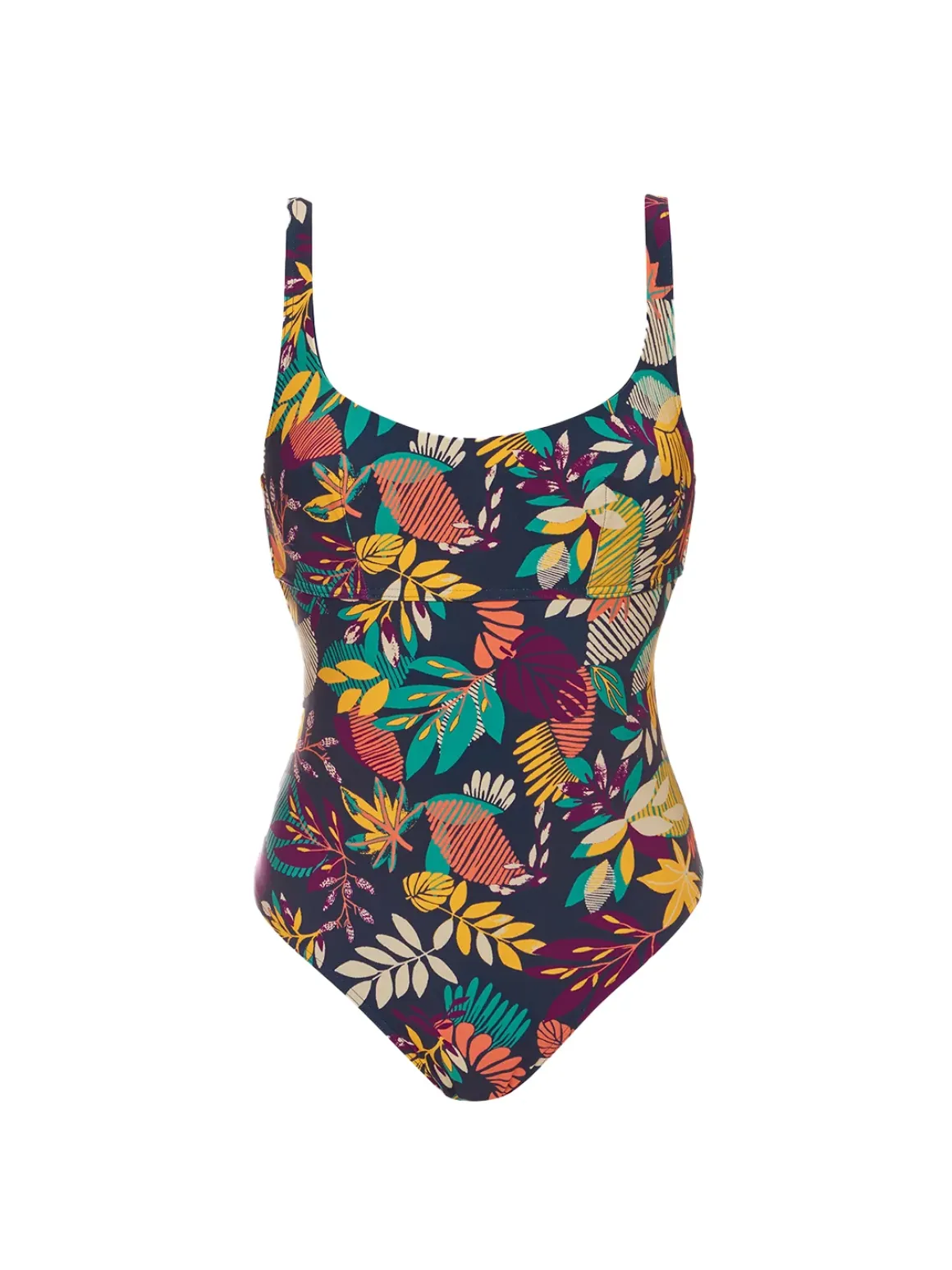 Maillot de bain 1 pièce de bain avec armatures - Imprimé Bleu Seaside