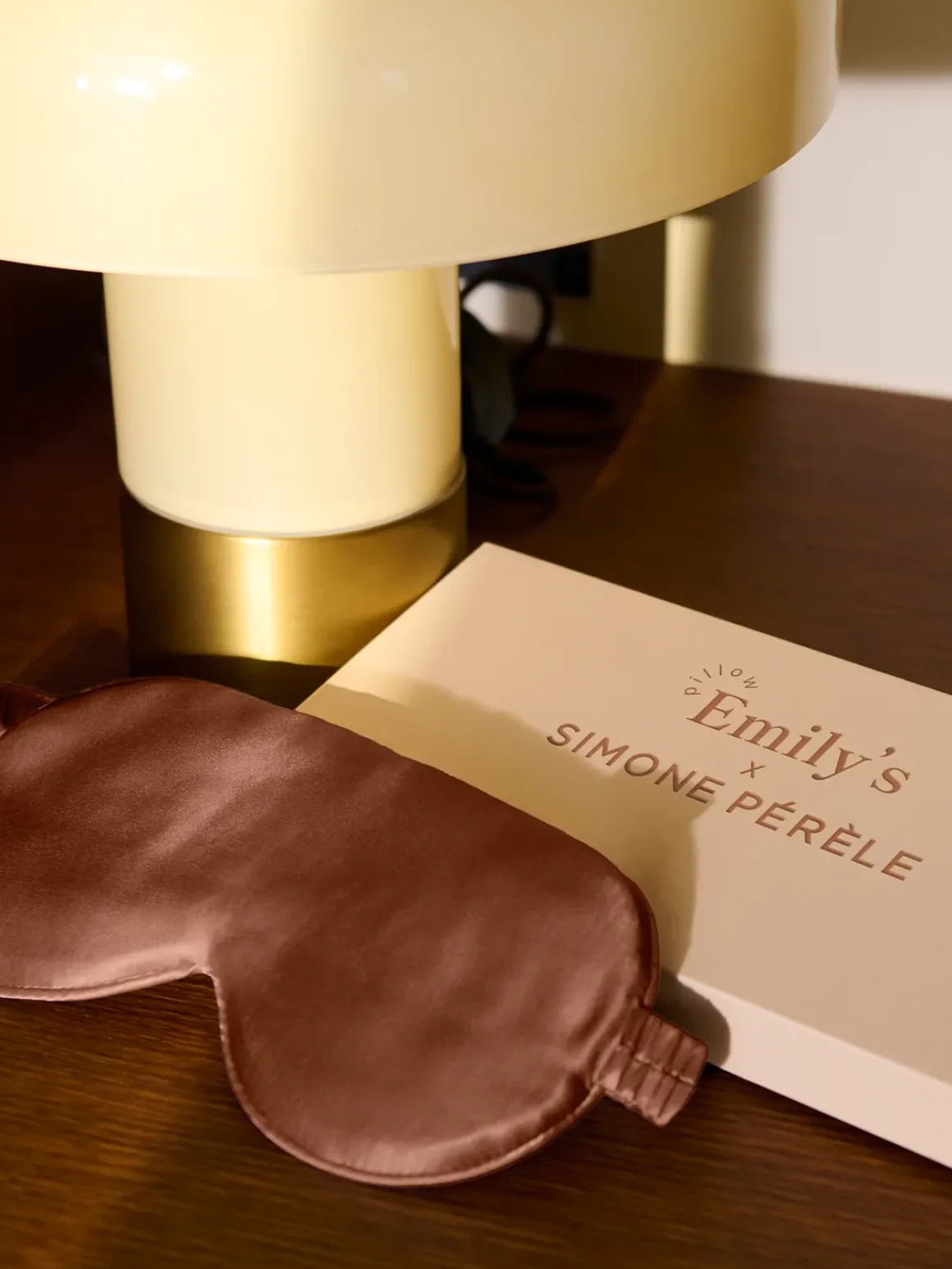 Masque de sommeil pure soie de mûrier - Macchiato