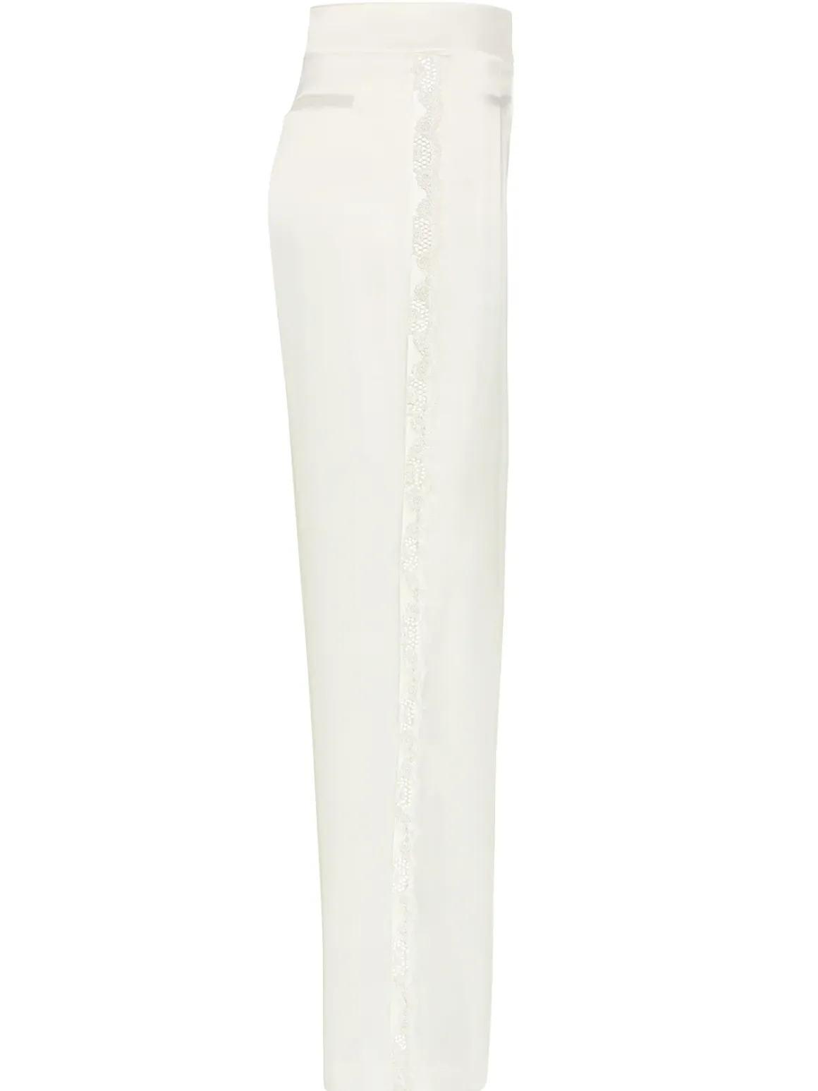 Pantalon broderie - Naturel