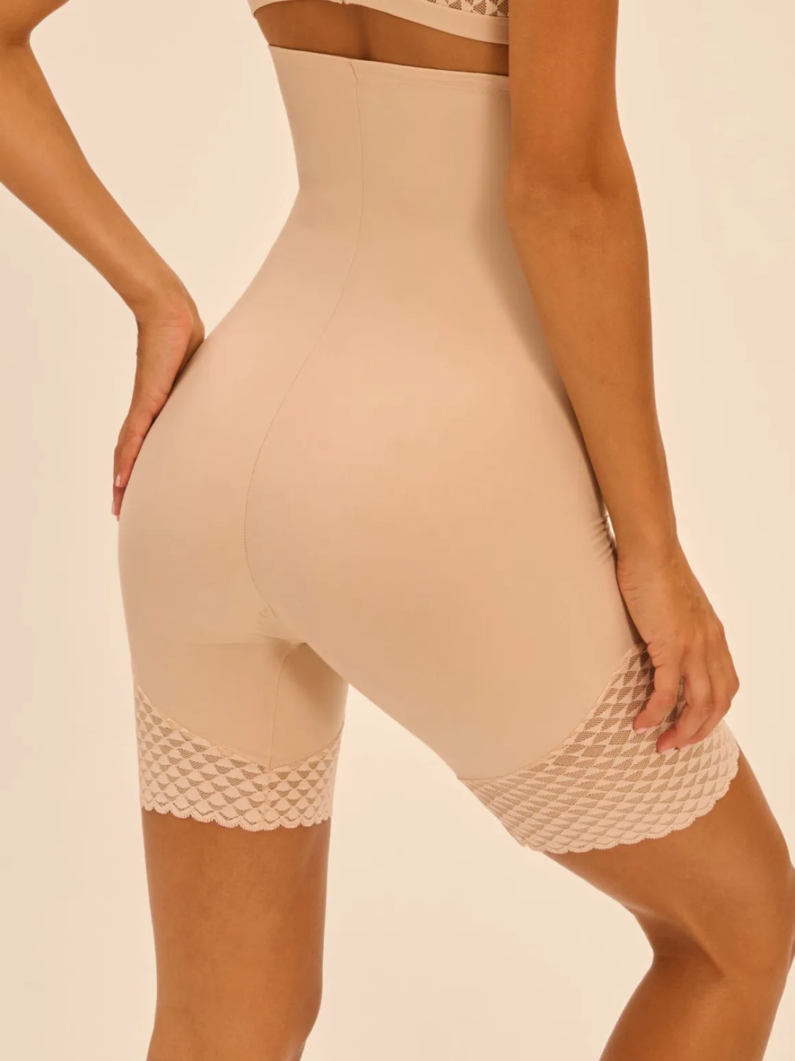 Panty haut gainant - Peau Rosée
