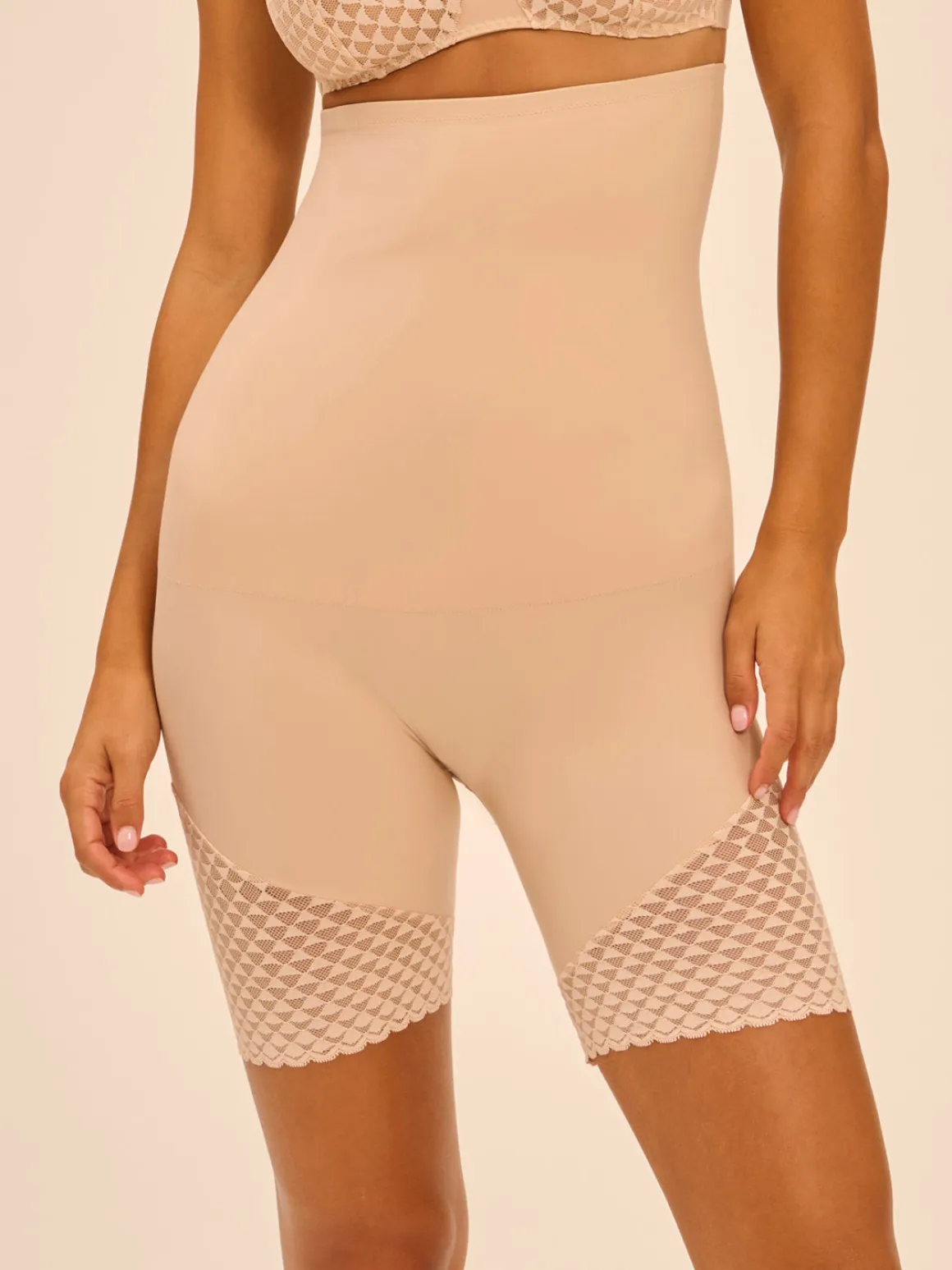 Panty haut gainant - Peau Rosée