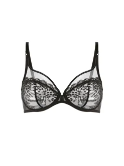 Soutien-gorge armature décolleté plongeant - Noir