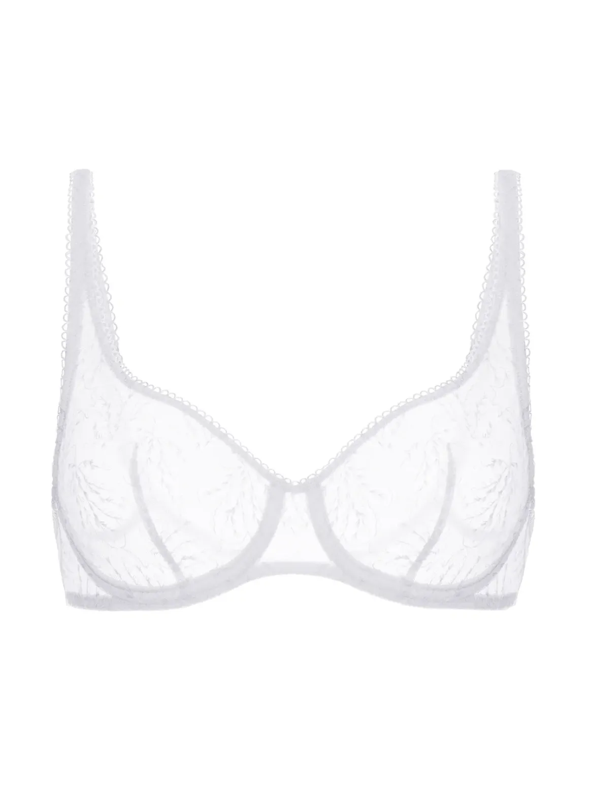 Soutien-gorge armatures décolleté galbé - Blanc