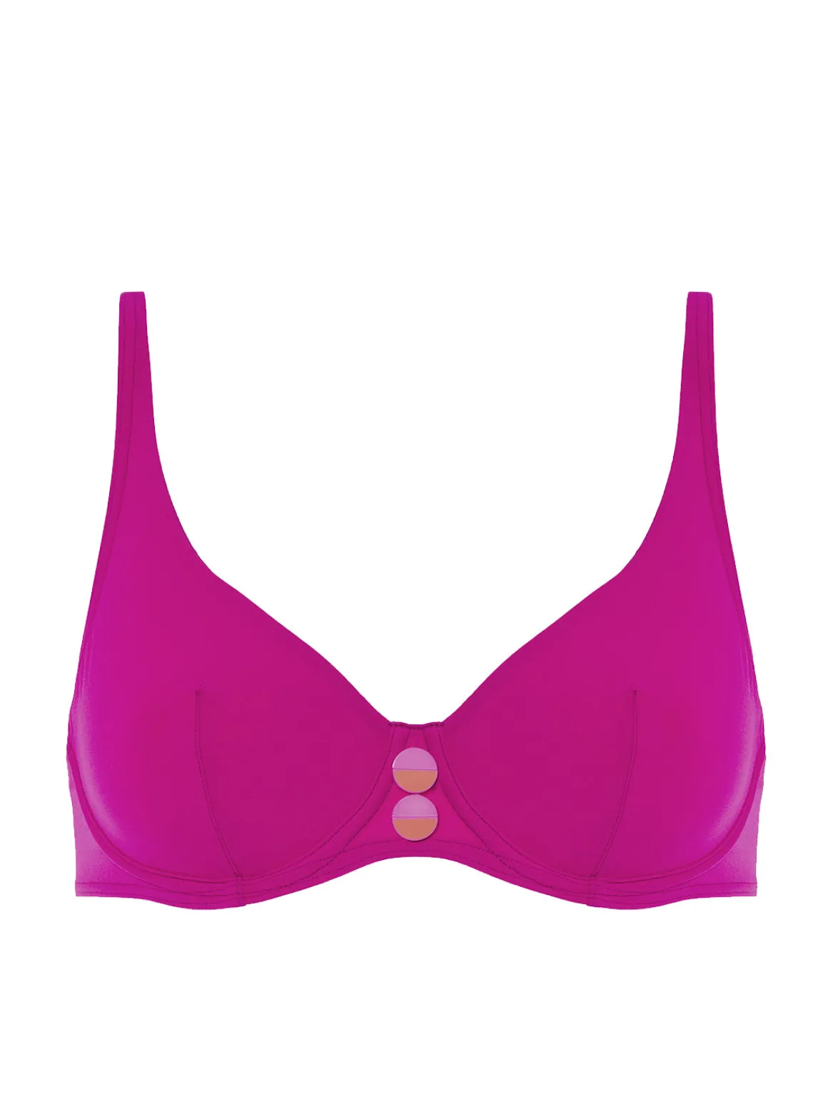 Soutien-gorge Armatures Décolleté Galbé - Rose Hibiscus