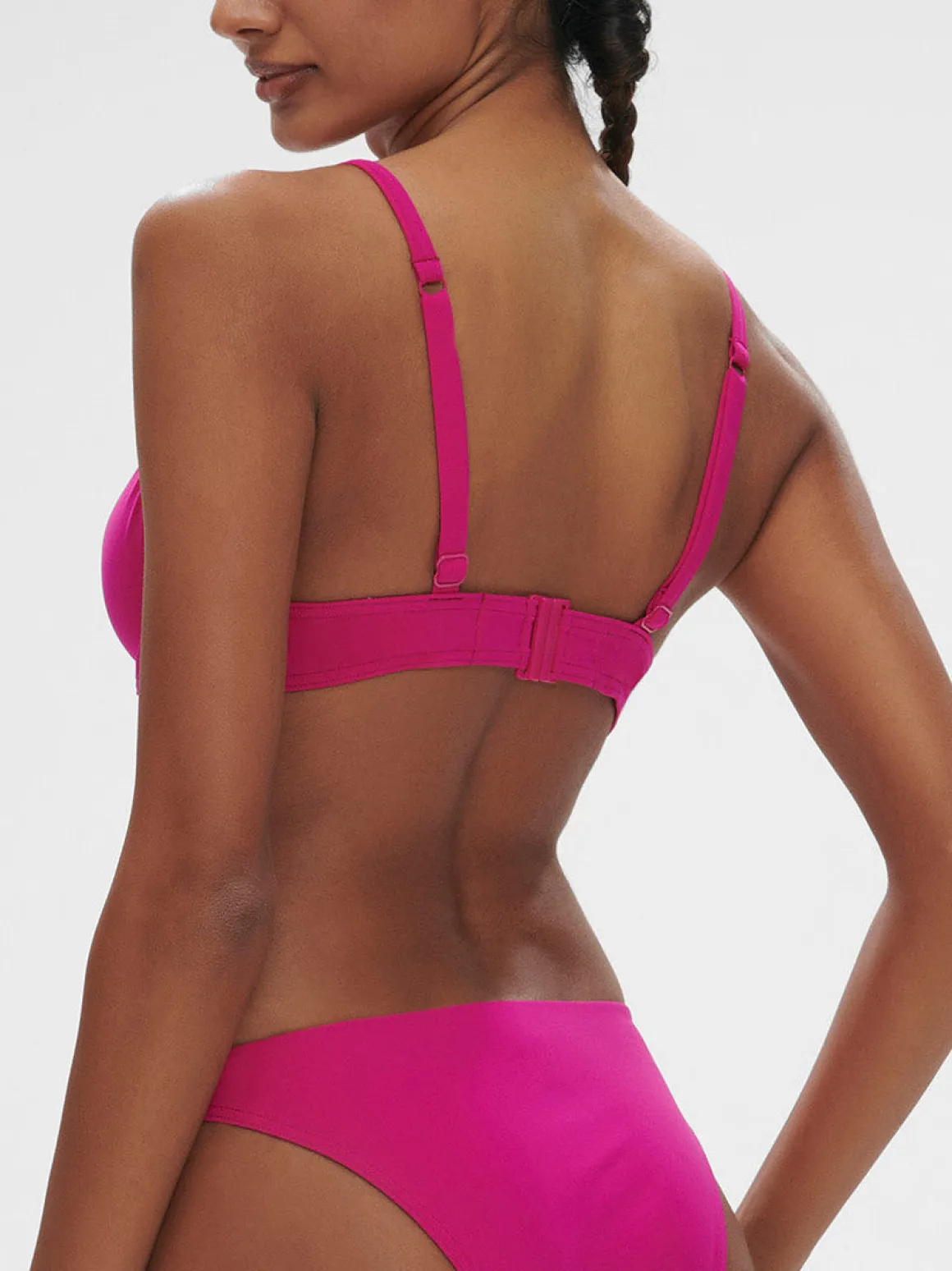 Soutien-gorge Armatures Décolleté Galbé - Rose Hibiscus