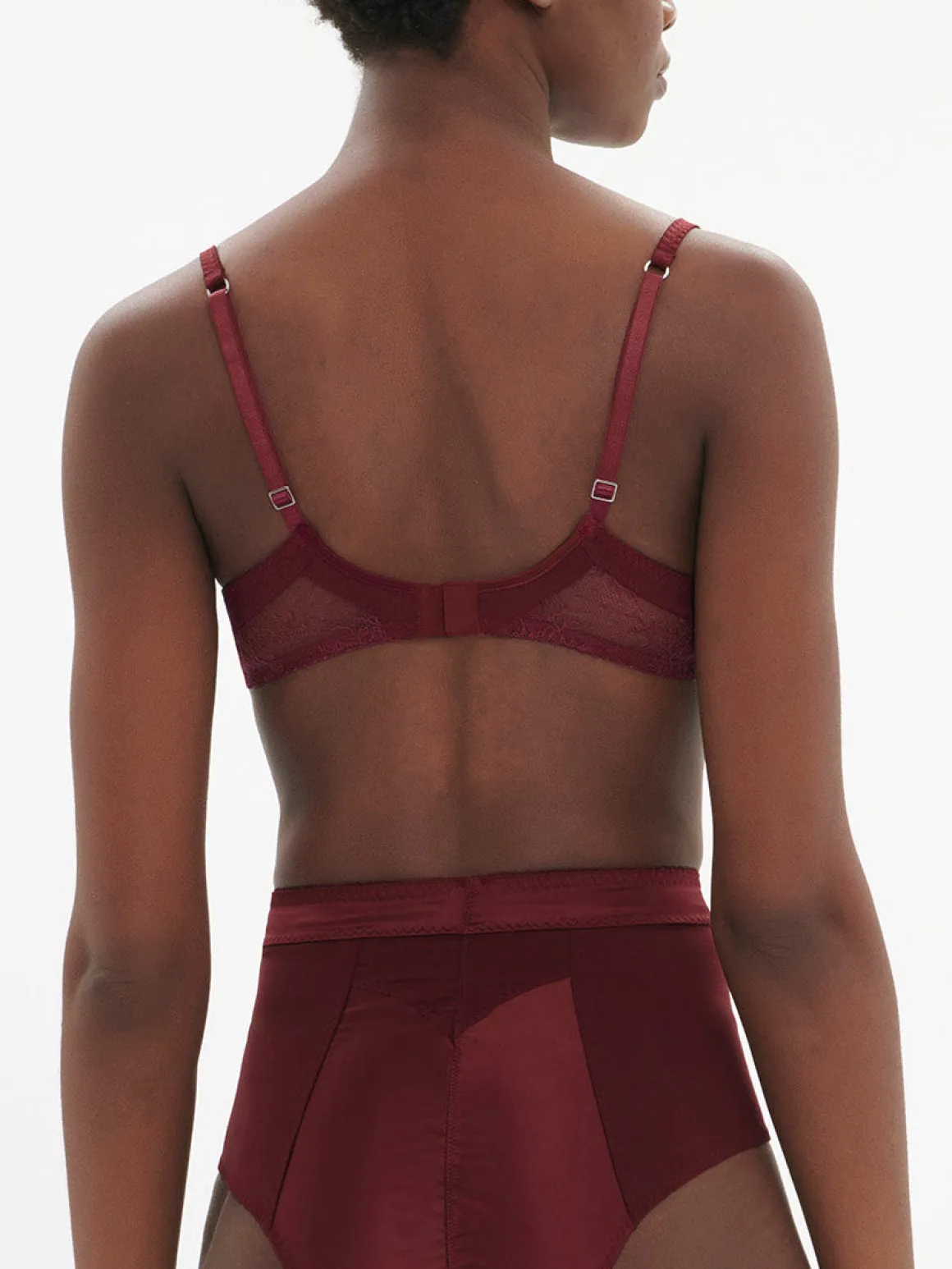 Soutien-gorge armatures - Rouge Obscur