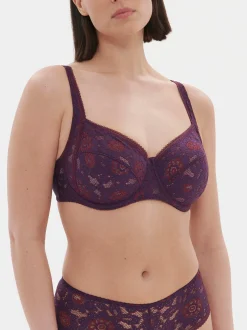 Soutien-gorge avec armature décolleté carré - Violet Euphoria