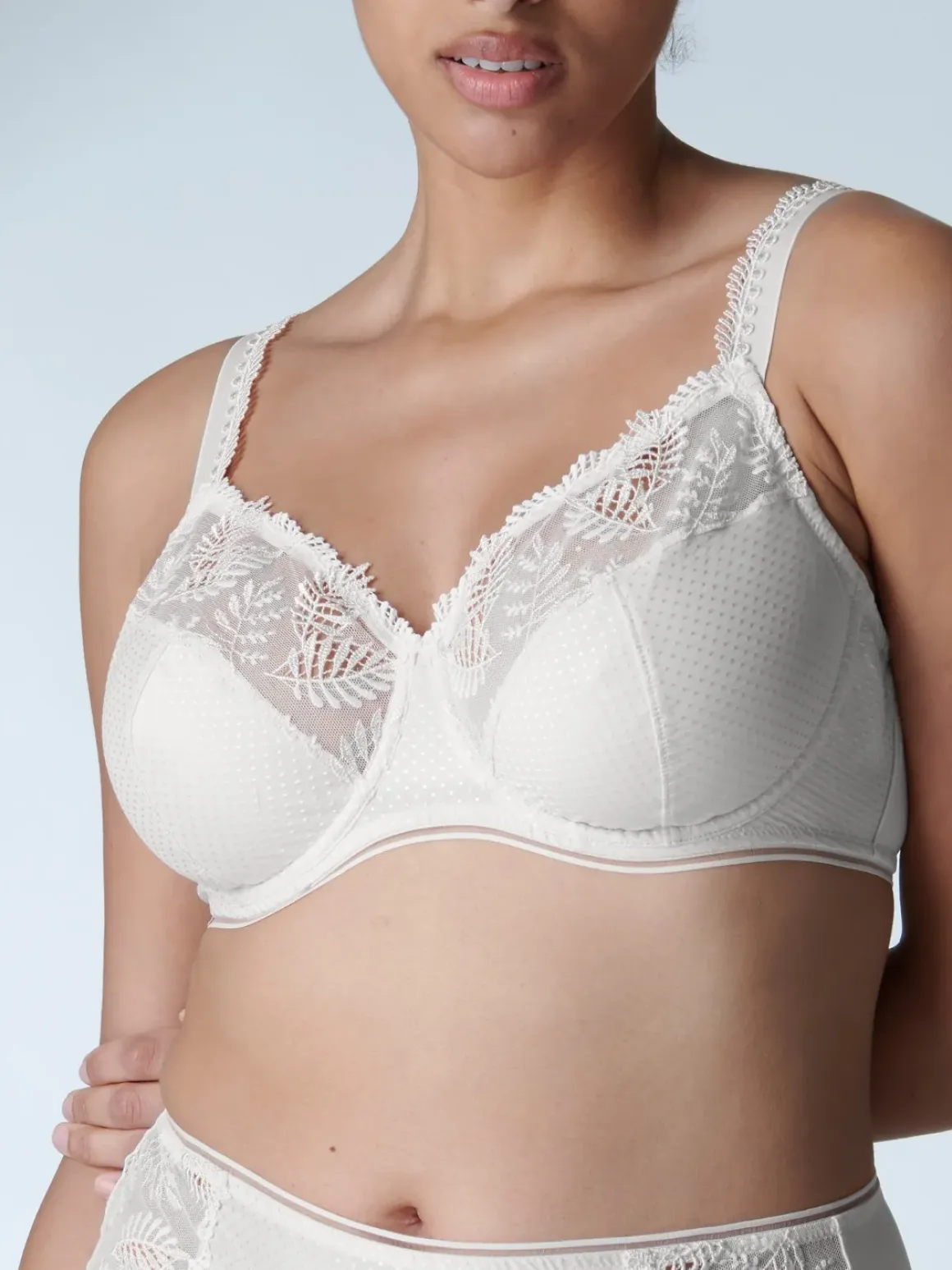 Soutien-gorge avec armature emboitant - Crême