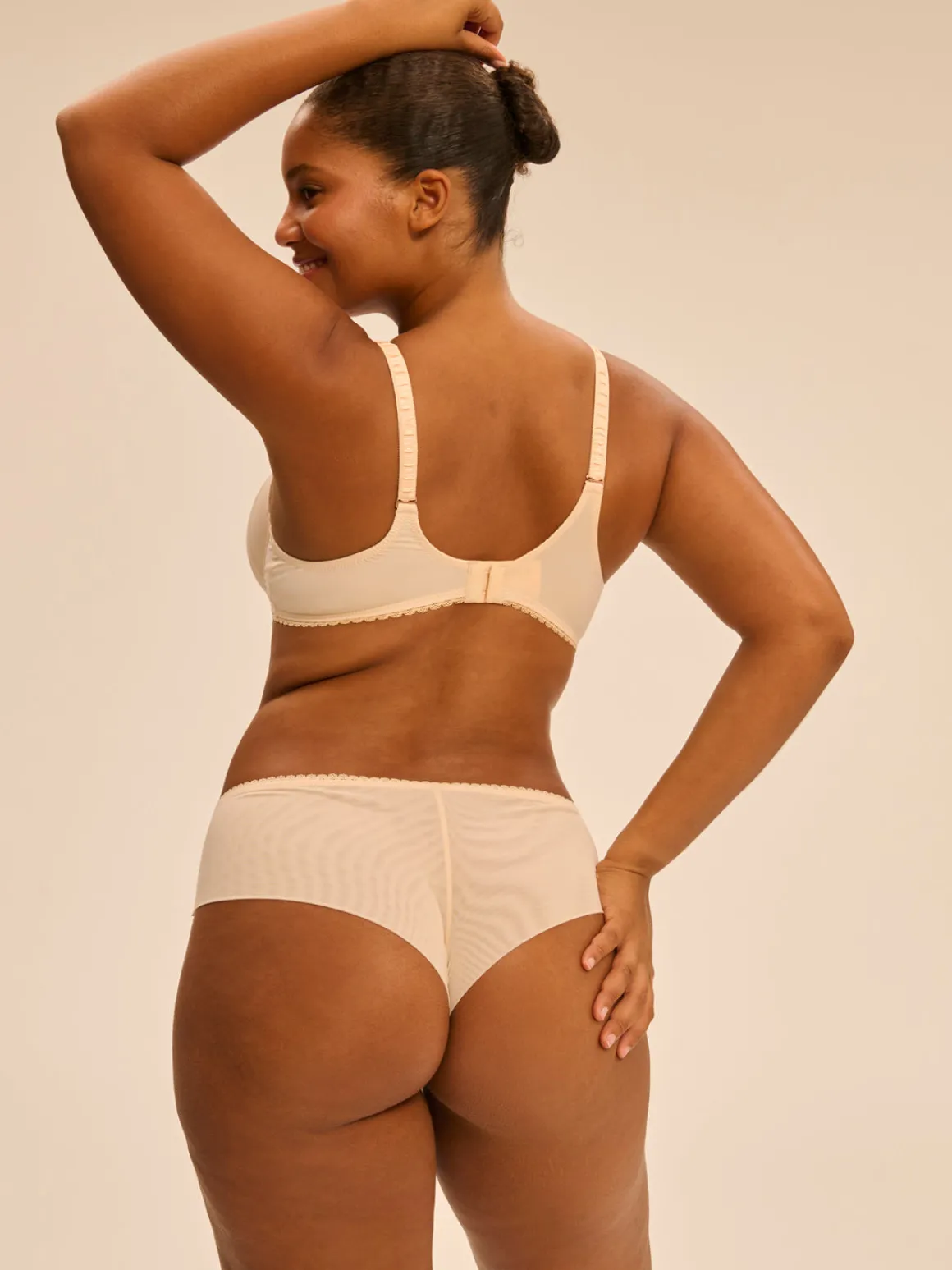 Soutien-gorge avec armature emboitant - Beige Chic