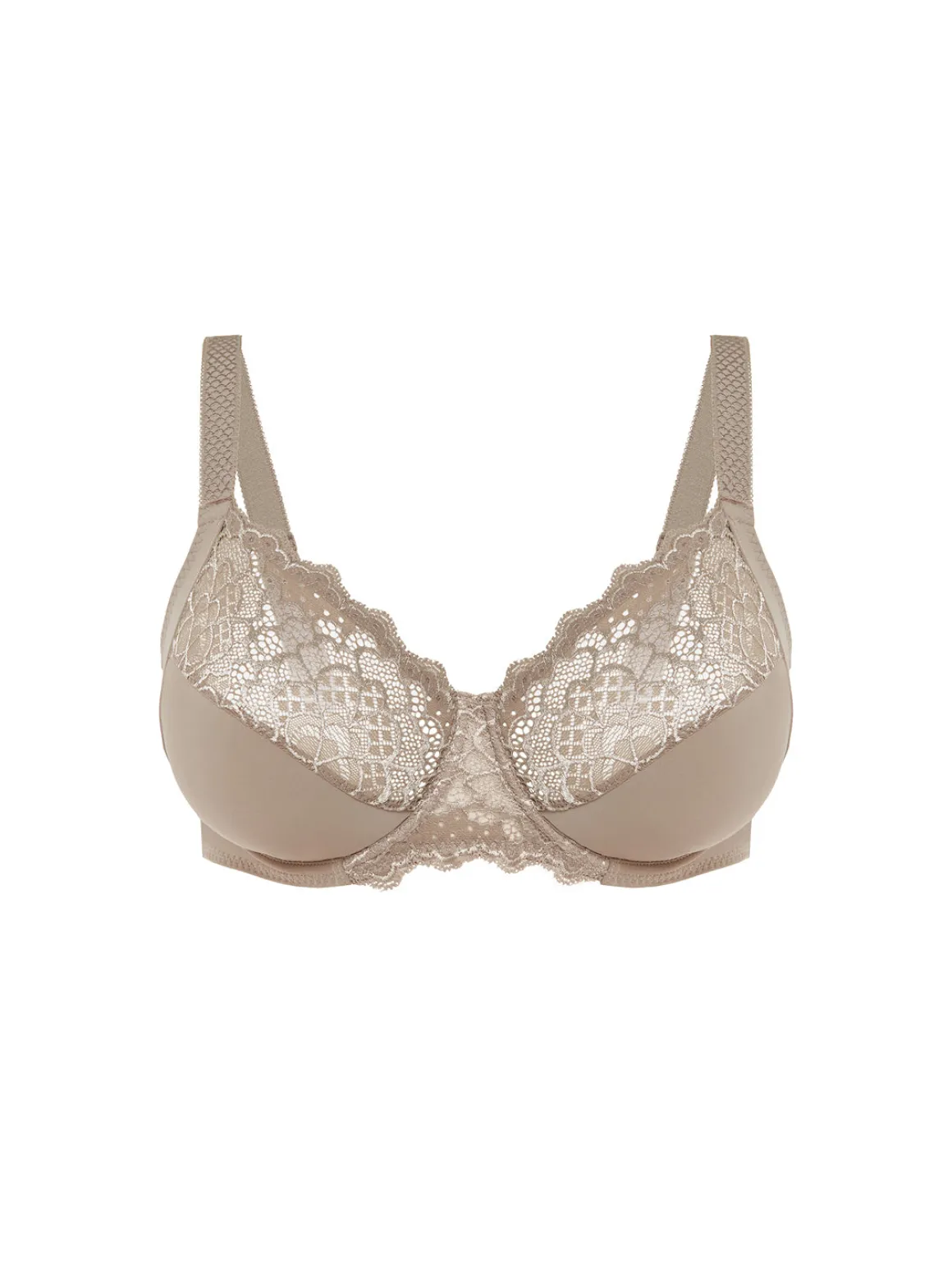 Soutien-gorge avec armature emboitant - Grège