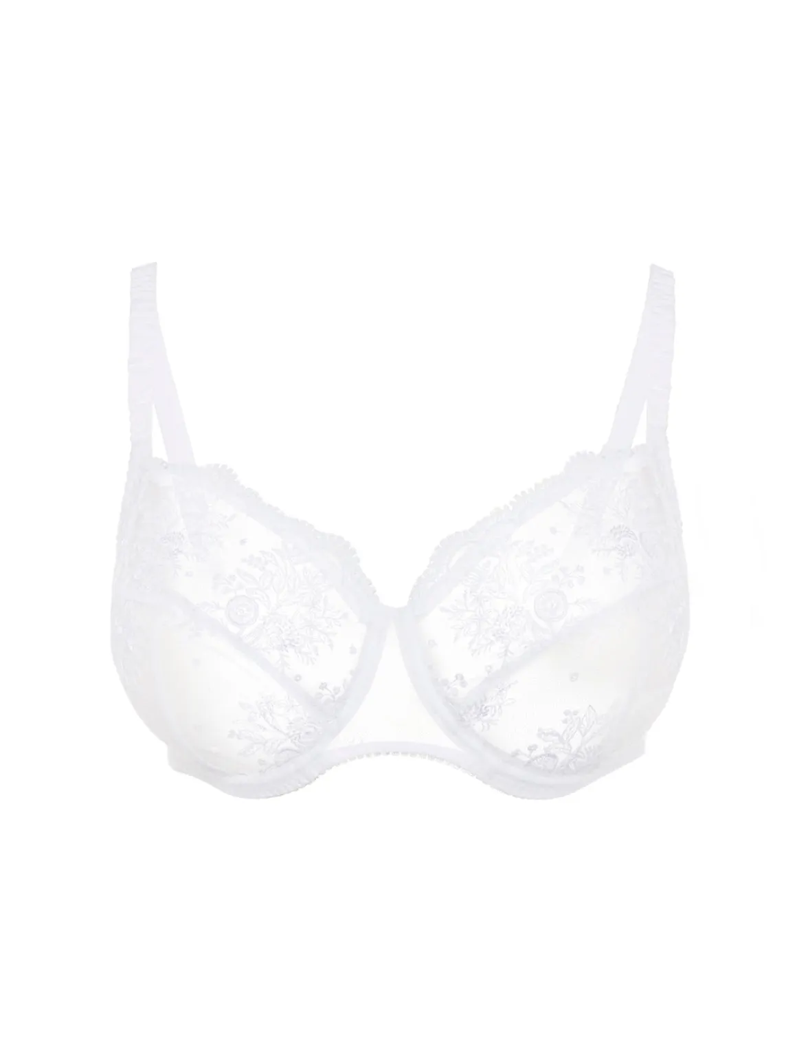 Soutien-gorge avec armature emboitant - Blanc