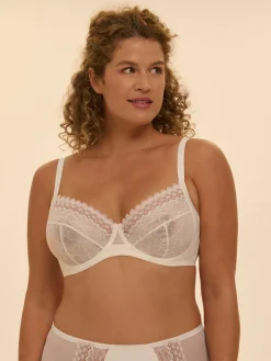 Soutien-gorge avec armature emboitant - Naturel