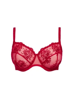 Soutien-gorge avec armature emboitant - Rouge Opéra