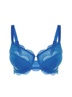 Soutien-gorge avec armature emboitant - Bleu Myosotis