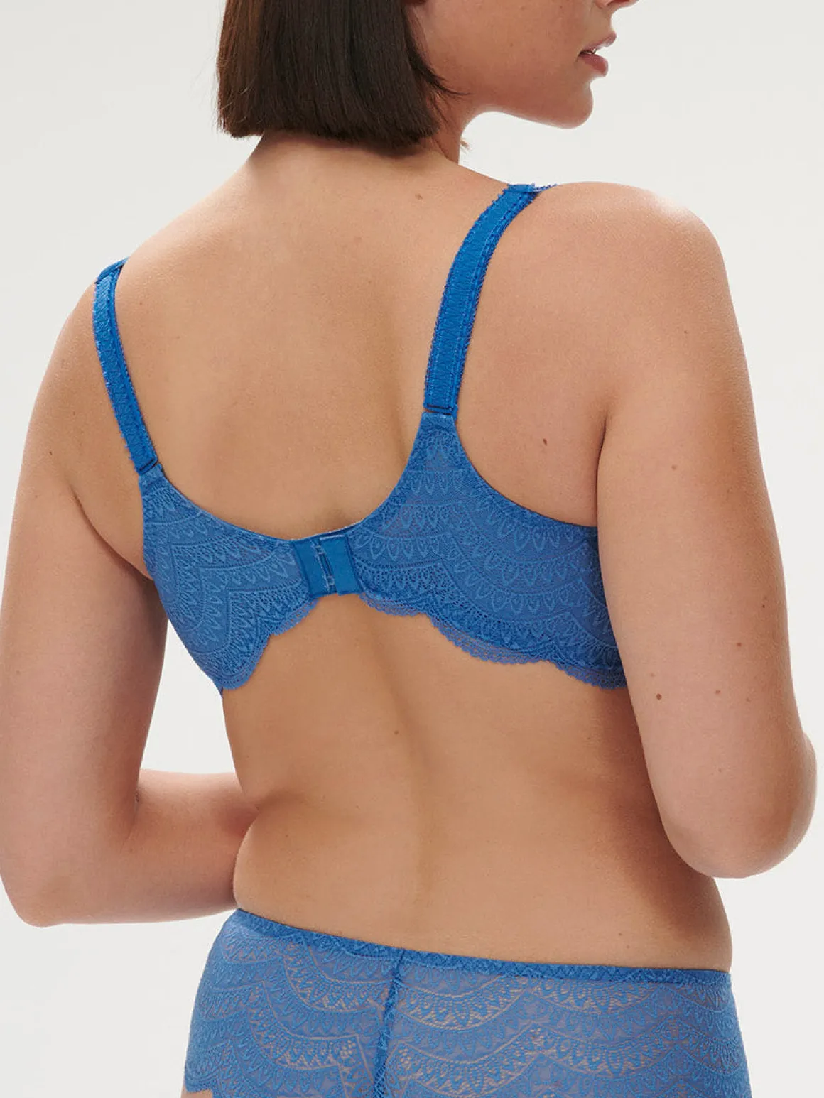 Soutien-gorge avec armature emboitant - Bleu Myosotis