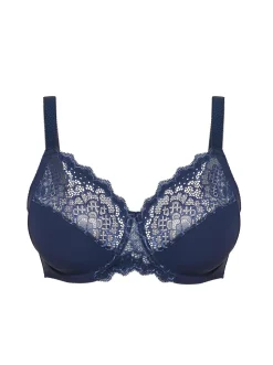 Soutien-gorge avec armature emboitant - Encre