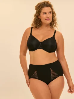 Soutien-gorge avec armature moulé rigide - Noir