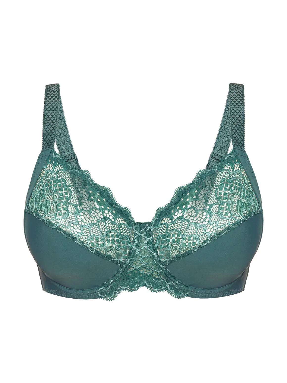 Soutien-gorge avec armatures emboîtant - Vert Boréal