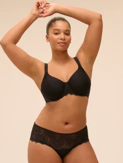 Soutien-gorge avec armatures moulé rigide - Noir