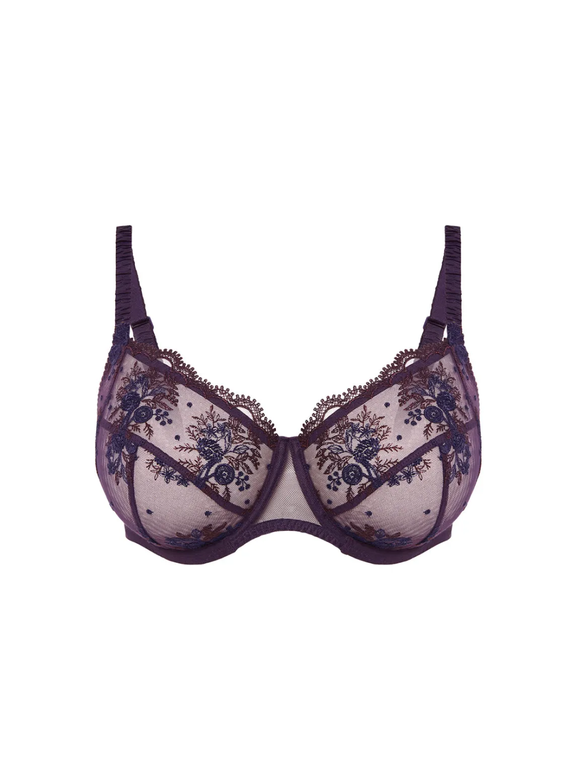 Soutien-gorge avec armatures emboitant - Figue