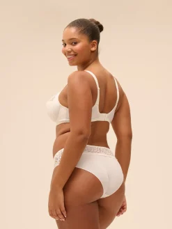 Soutien-gorge avec armatures emboîtant - Naturel