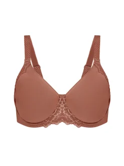 Soutien-gorge avec armatures moulé rigide - Brun coco