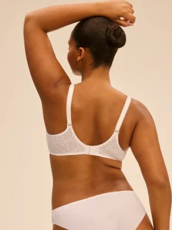 Soutien-gorge avec armatures moulé décolleté plongeant - Blanc