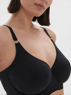 Soutien-gorge avec armatures décolleté - Noir