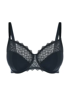 Soutien-gorge avec armatures emboitant - Noir