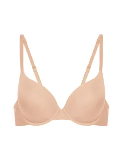Soutien-gorge coque emboitante décolleté plongeant - Peau Rosée