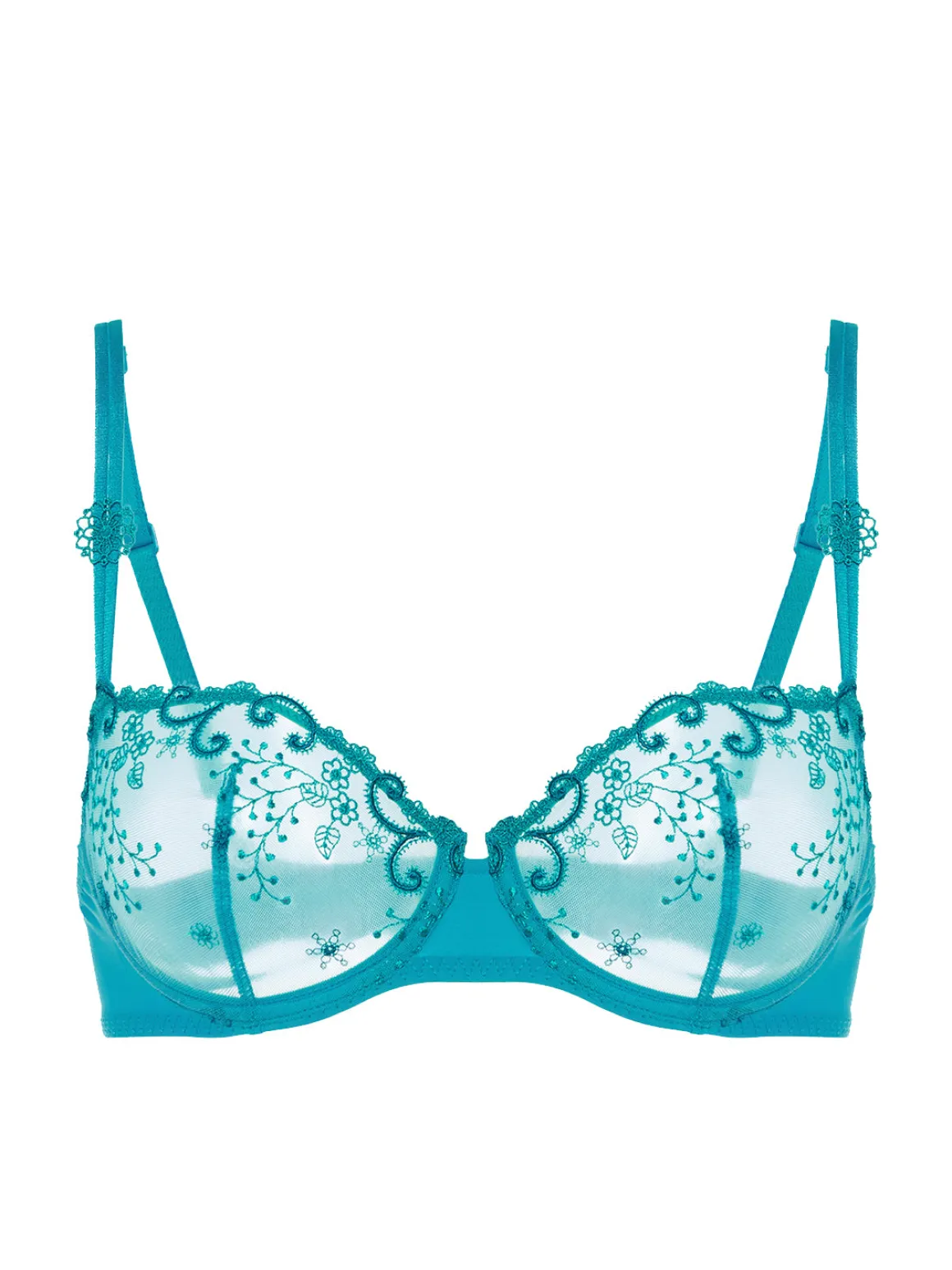 Soutien-gorge corbeille - Bleu Atoll
