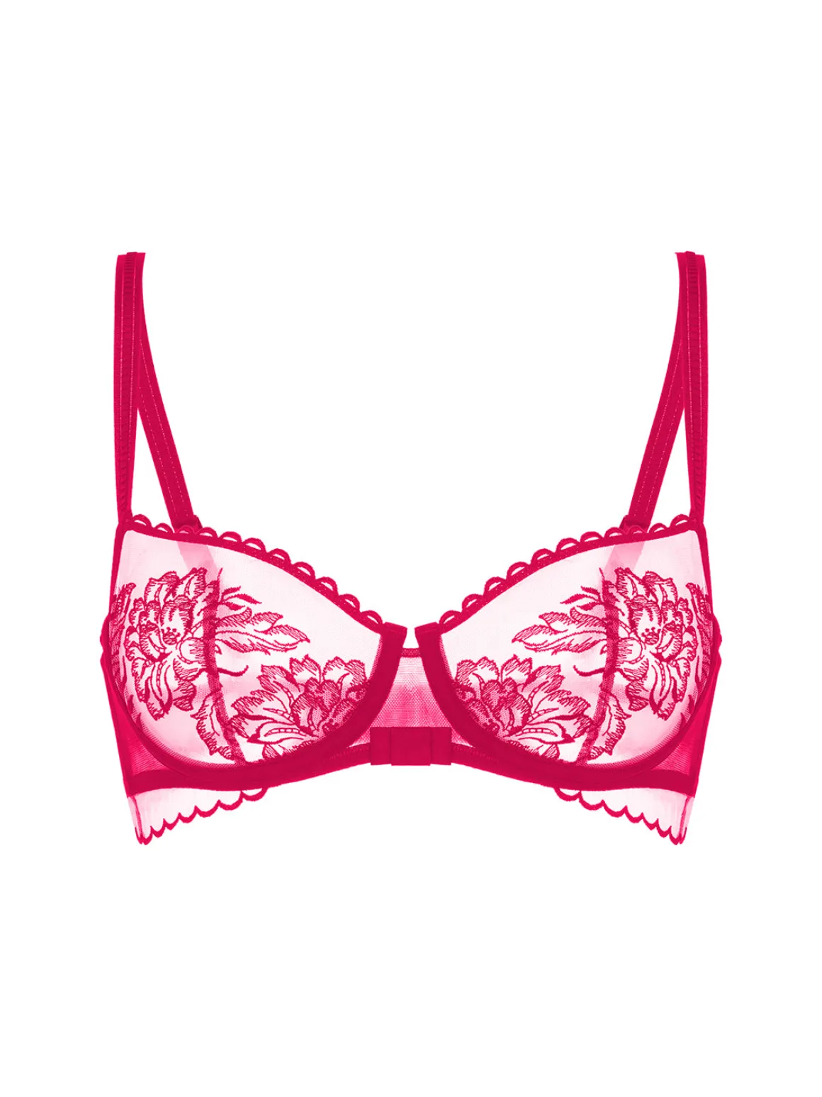 Soutien-gorge corbeille - Cranberry