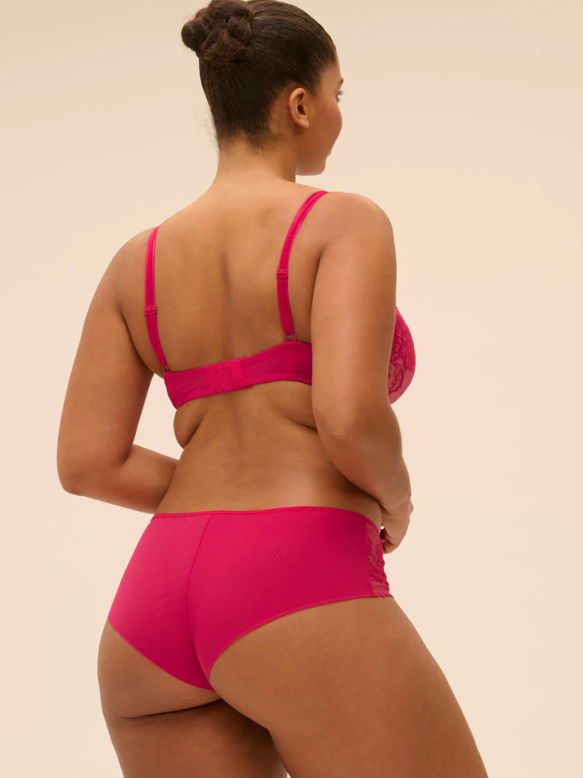 Soutien-gorge corbeille - Cranberry