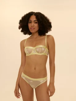 Soutien-gorge corbeille - Jaune Limonade