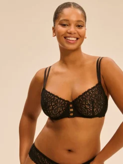 Soutien-gorge corbeille - Noir