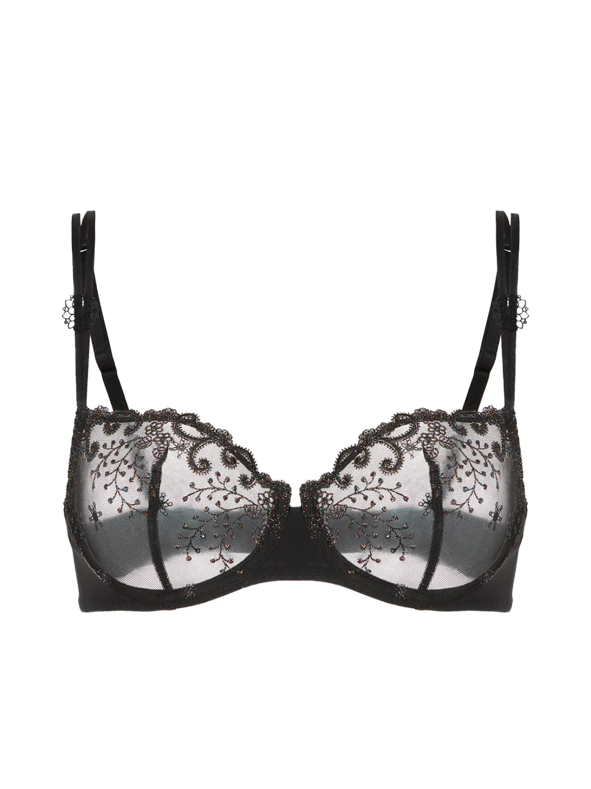 Soutien-gorge corbeille - Noir Gem