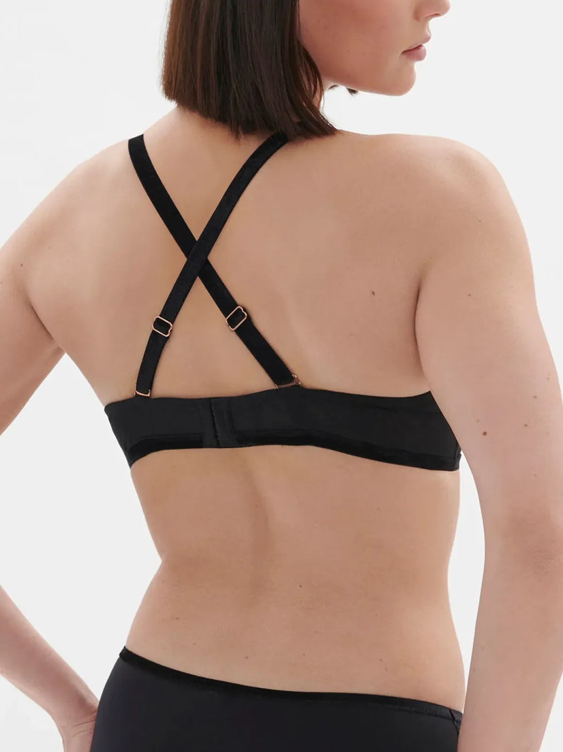 Soutien-gorge corbeille - Noir