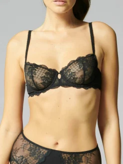 Soutien-gorge corbeille - Noir