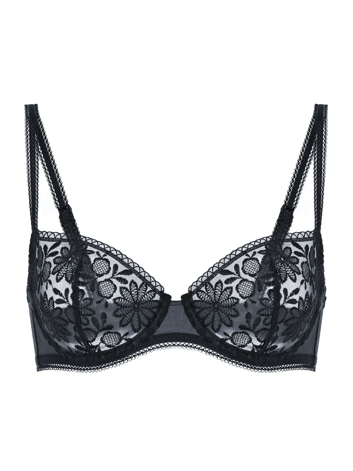 Soutien-gorge corbeille - Noir