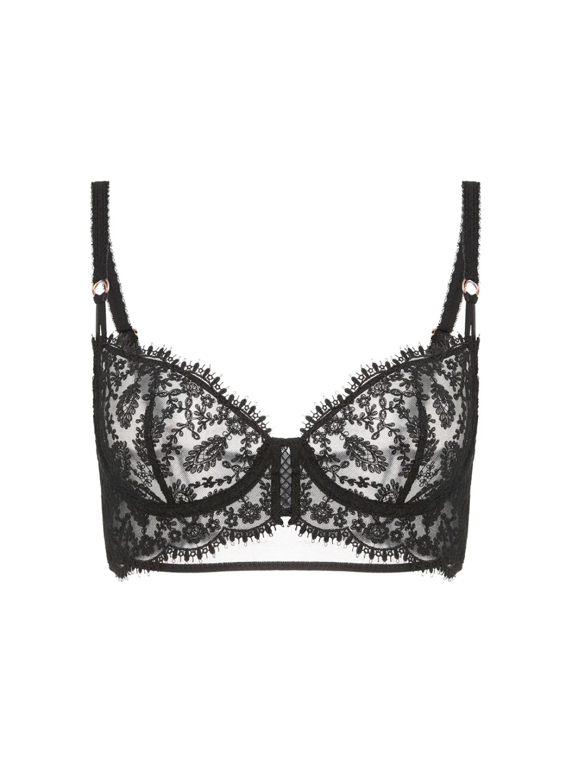 Soutien-gorge corbeille - Noir