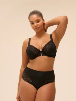 Soutien-gorge corbeille - Noir
