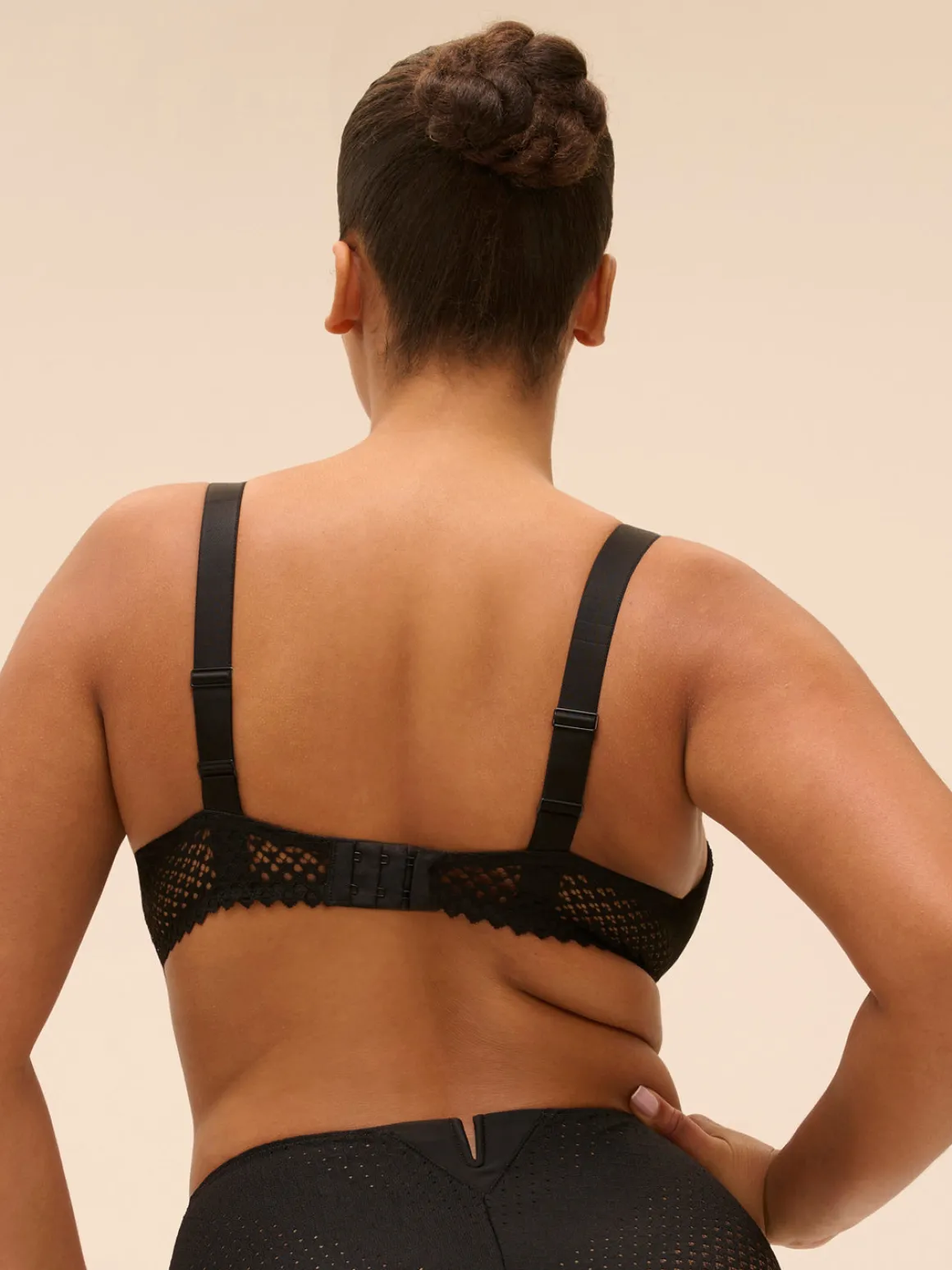 Soutien-gorge corbeille - Noir