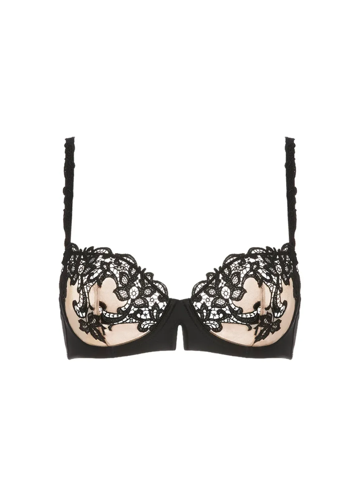 Soutien-gorge corbeille - Noir Tatoo