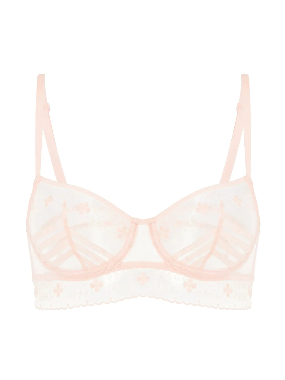 Soutien-gorge corbeille - Poudre pétale