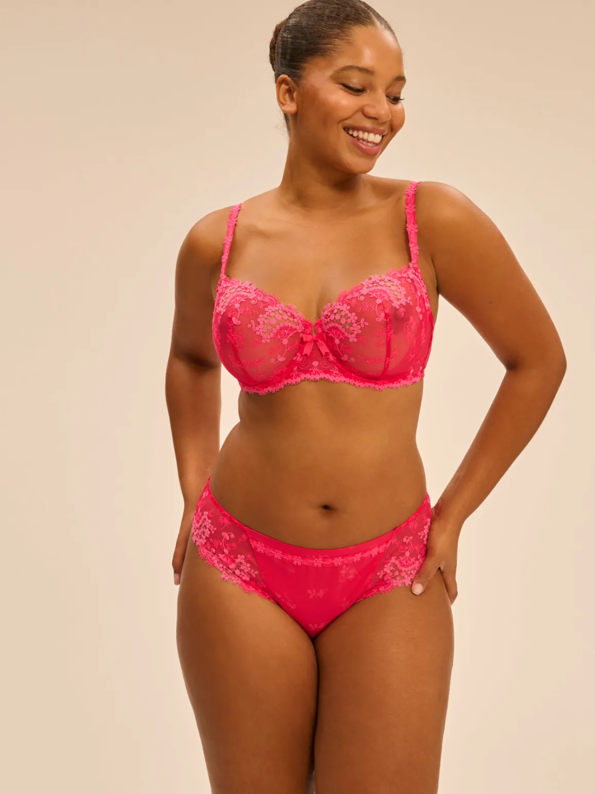 Soutien-gorge corbeille - Rose Fabuleux