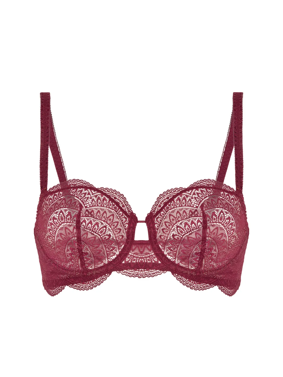 Soutien-gorge corbeille - Rouge Spinelle